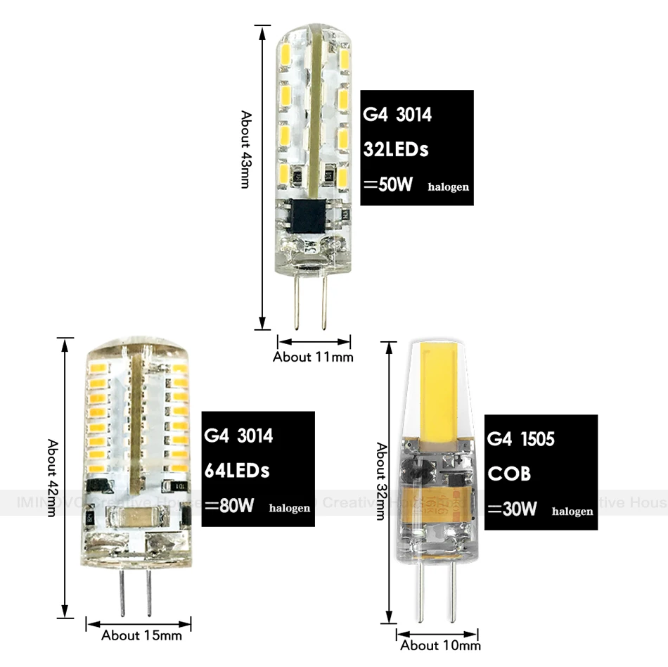 G9 G4 светильник светодиодный лампочка прожектор в форме кукурузы COB 110V 220V заменить 20 Вт, 30 Вт, 40 Вт, 50 Вт галогенные светильник затемнения 14 светодиодный s 22 светодиодный s 30 светодиодный s SMD 2835