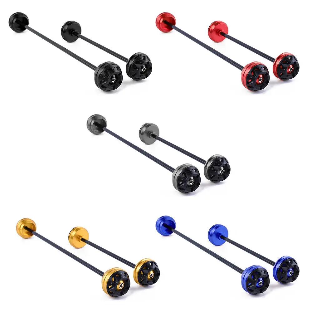 

Motorcyle Front & Rear Axle CNC Wheel Fork Slider Protector For 2008 2009 2010 2011 Yamaha TMAX XP500 500 530 TMAX500 TMAX530