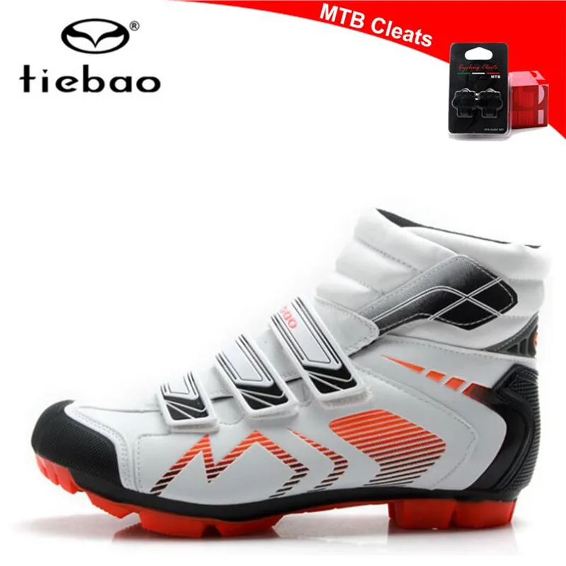 

TIEBAO cycling shoes Winter sapatilha ciclismo mtb men Autumn Ankle Boots Windproof Self-locking Bicycle Mountain Bike Shoes