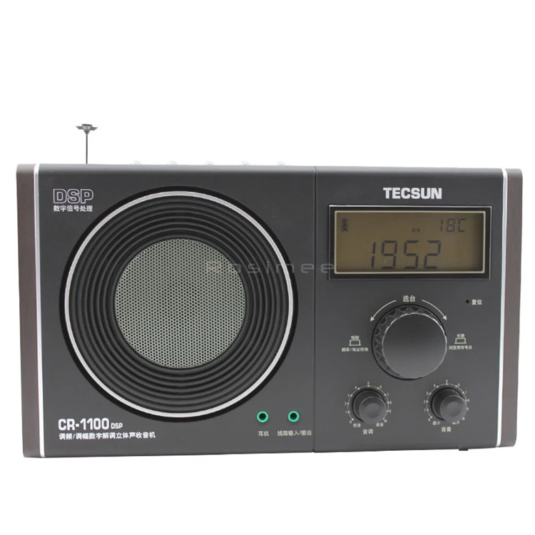 Новинка Tecsun CR-1100 DSP AM/FM/MW стерео радио мир диапазон радио портативный приемник FM радио Цифровая Демодуляция CR1100 радио