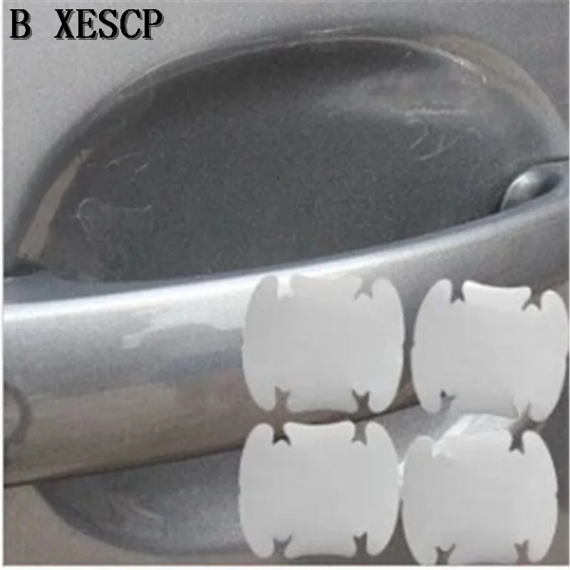 

4Pcs/set Universal Car Door Handle Scratches Guard Protector Sticker Protective Cover Invisible Clear Urethane Film Promotion
