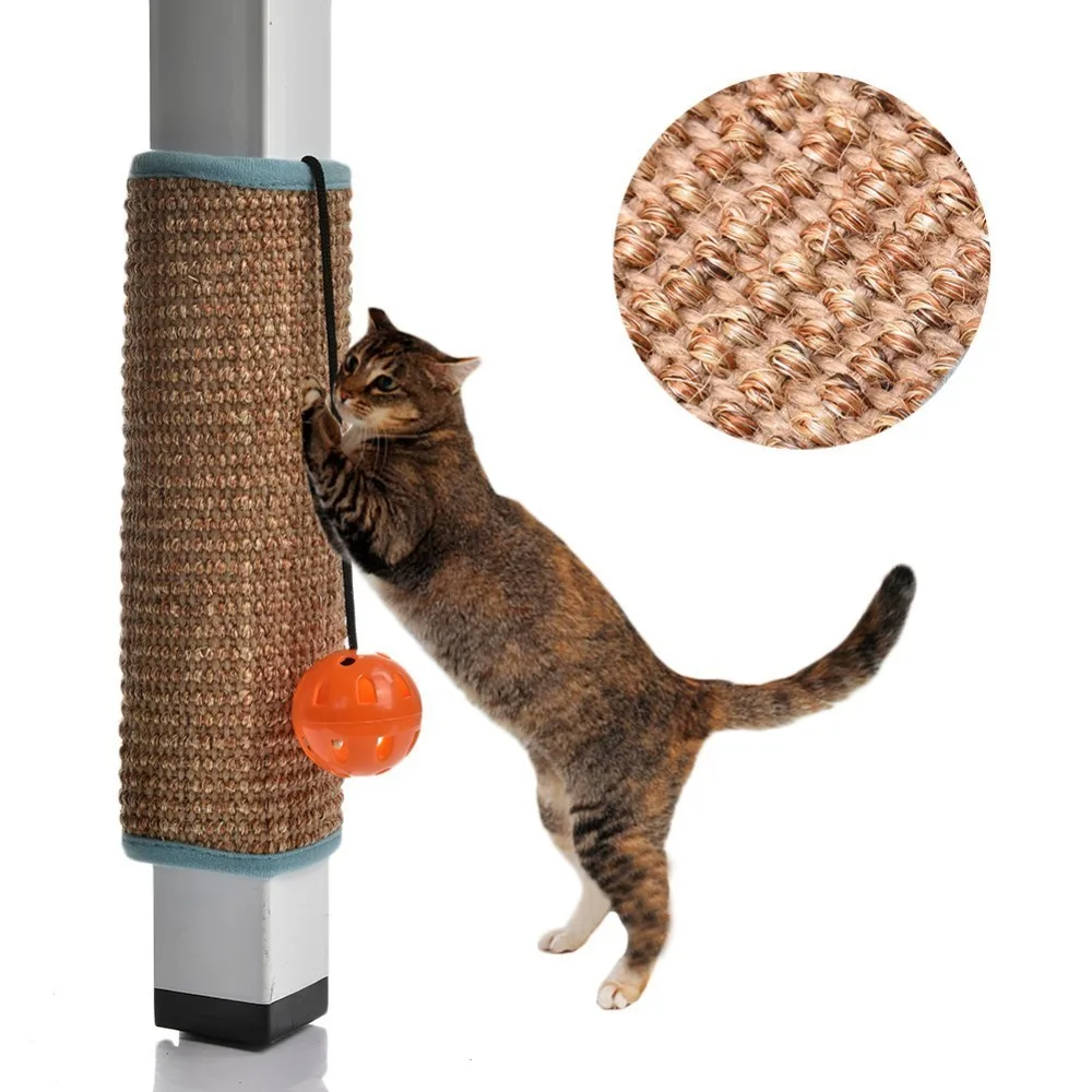 Sisal Sphynx Cat Scratching Post with Trapped Ball