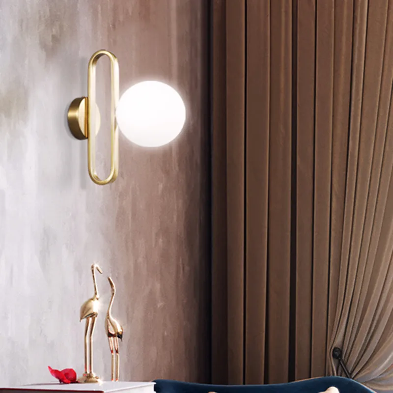 Günstig Nordic Led Nacht Wand Lichter Kreative Retro Messing Molekül Design Küche Foyer Studie Zimmer Dekorative Wand Leuchte Beleuchtung