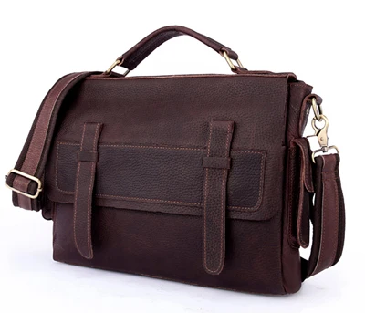 Роскошный мужской кожаный портфель, мужская деловая сумка, мужской портфель из натуральной кожи, 15 дюймов, сумка для ноутбука, сумка для офиса, Черная