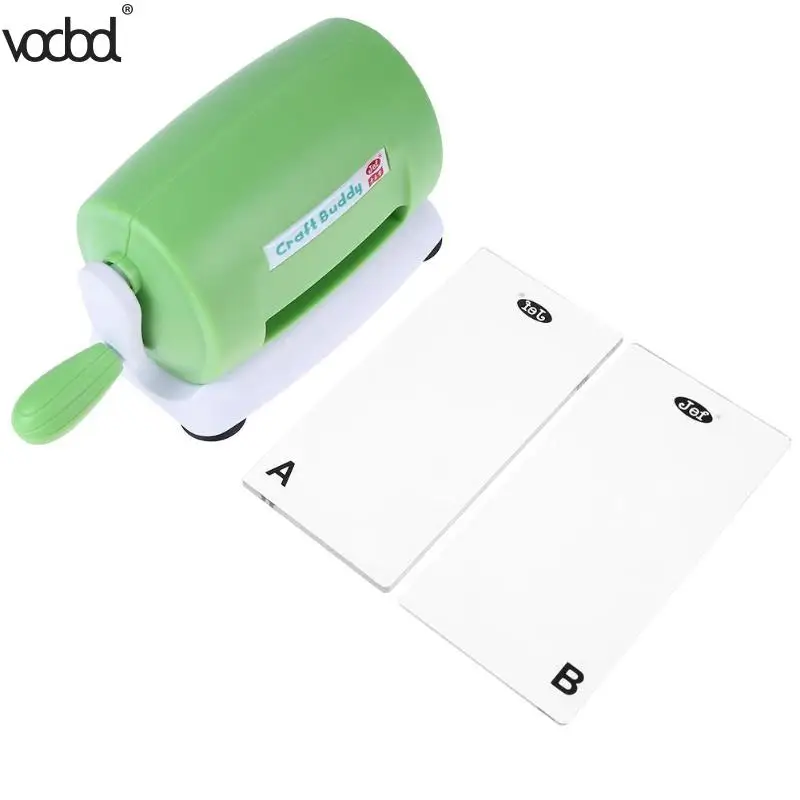 

VODOOL DIY Paper Cutting Embossing Machine Scrapbooking Cutter Piece Manual Embossing Die-Cut Handmade Machine Tool Party Gift
