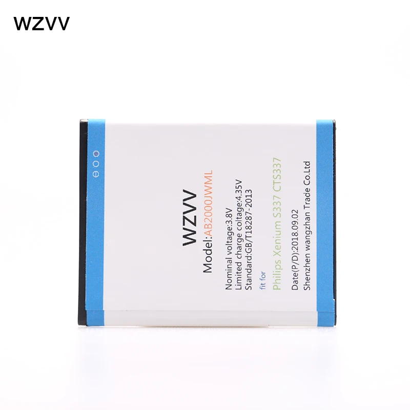 Wzvv 2300 мА/ч AB2000JWML для мобильного телефона Philips Xenium S337 CTS337 Батарейки + код
