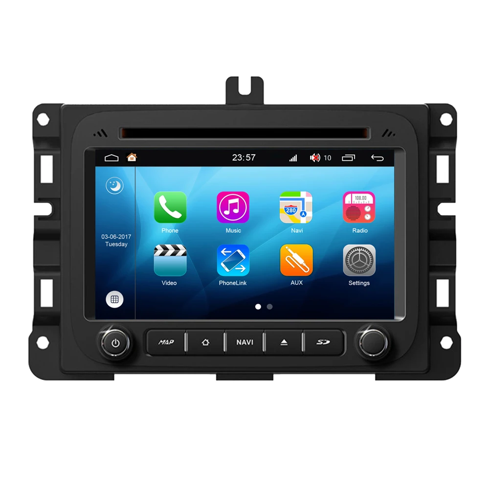 

RoverOne Android 8.0 Car Multimedia System For Dodge RAM1500 RAM2500 RAM3500 Radio Stereo DVD GPS Navigation Media Music Player