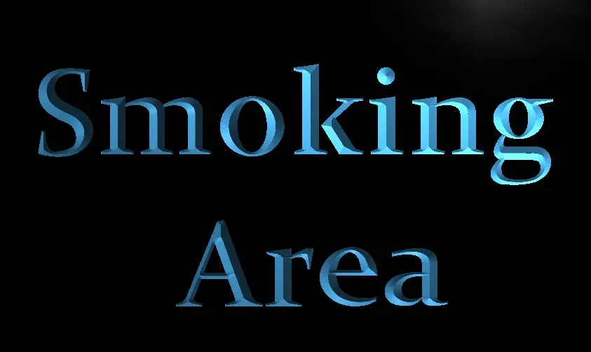 

LN098- Smoking Area Zone LED Neon Light Sign