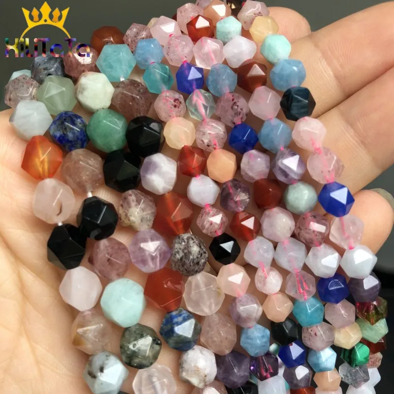 Jewelry Making Arts /& Sewing by Perfect Beads Store DIY Crafting Beading 18X13MM Mix Quartz Gemstone Nugget Point Loose Beads 7.5