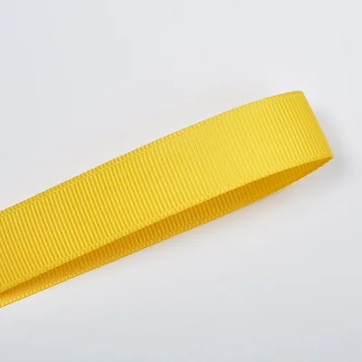 Elegant Yellow Gold Grosgrain Ribbon – 100 Yards for Gift Wrapping & Party Decorations
