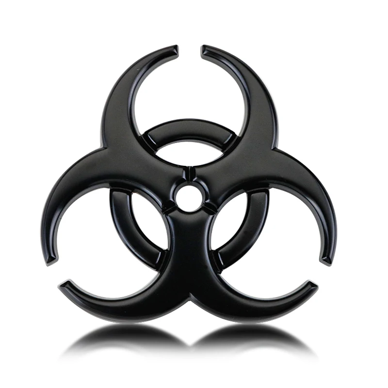 Модные украшения Biohazard 3D металлические эмблемы для автомобиля мотоцикла