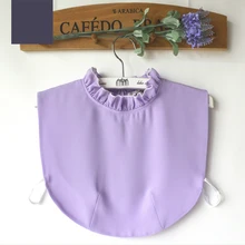 Новинка года шифон поддельные воротник диких воротник рубашки Весна простой волосы воротник