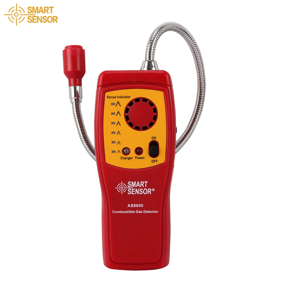 AS8800(with box) Digital combustible gas analyzer hand held port