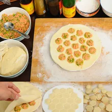 MJ081 Кухонный DIY экологичный быстрый инструмент для пельменей Jiaozi машина кондитерский инструмент пластик 19 отверстий пельменей производитель инструментов