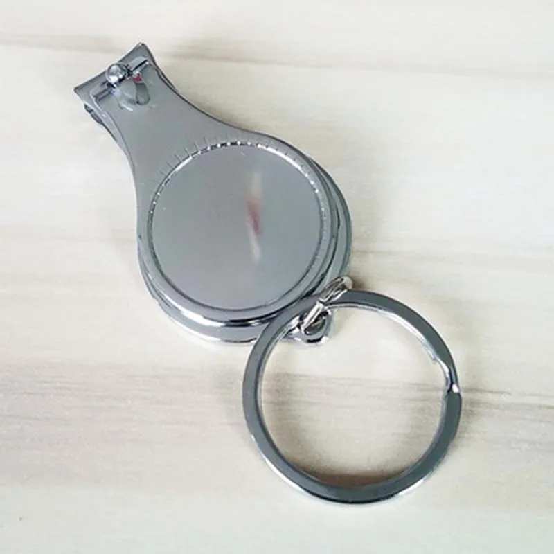 Нержавеющая сталь Nail Clipper 3 в 1 ногтей Резак Брелок Открывалка Для Бутылок