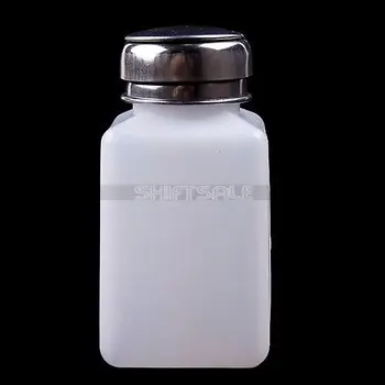 

New 2pcs/lot 200ml Nail Art Bottle Empty Pumping Dispenser For Liquid Polish Storage Tool