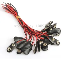 20PCS 9V Battery Snap Connector Cable Plug Volt Clip Lead Wire for Arduino DIY