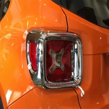 

WELKINRY car auto cover For Jeep Renegade 2014 2015 2016 2017 2018 ABS chrome rear tail lamp light trim