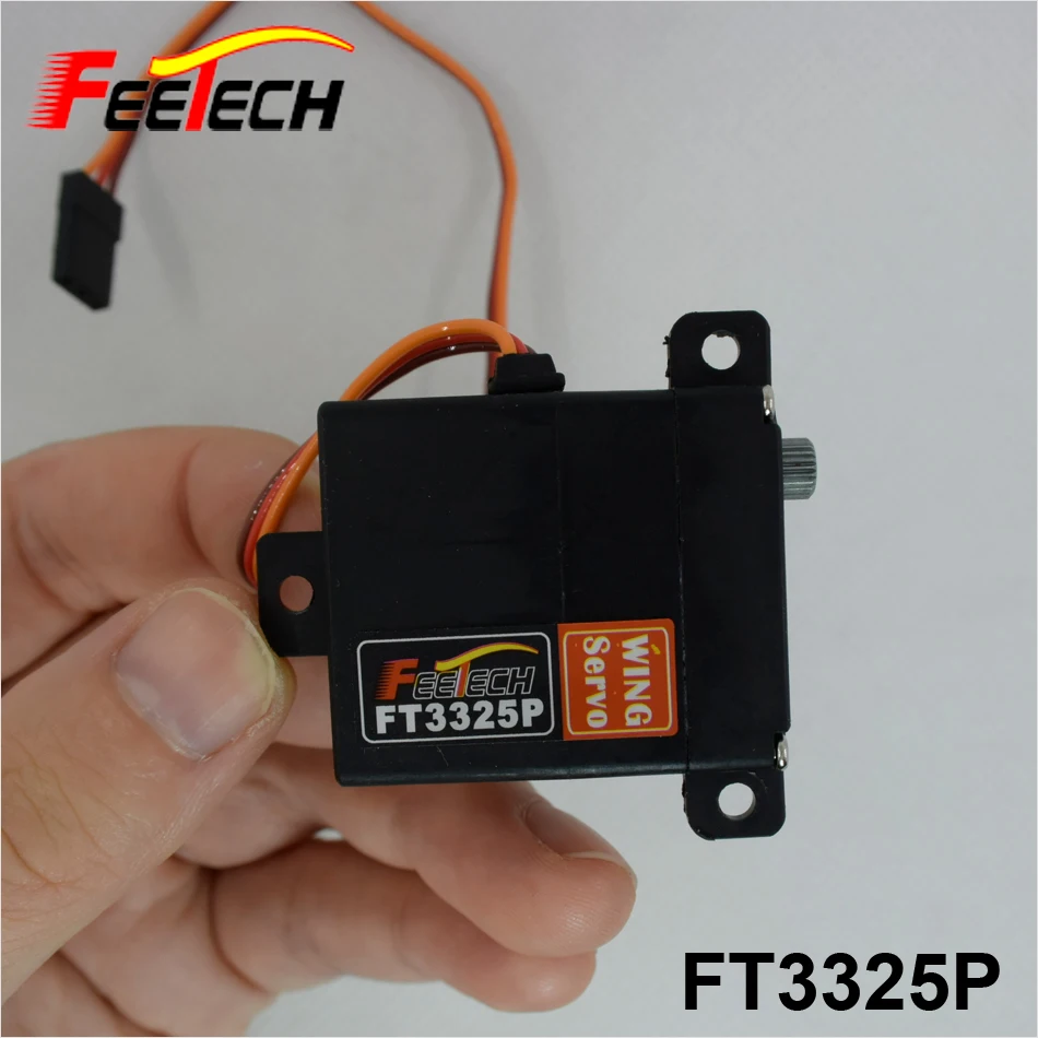 Металлический зубчатый цифровой сервопривод крыла FT3325P FEETECH для Дронов 5 шт. 6 кг.