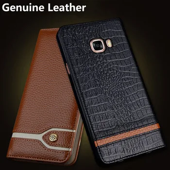 

6.2inch Genuine Leather flip back case cover For Samsung GALAXY S8+ S8plus S8 plus phone shell case For Samsung G9550 case