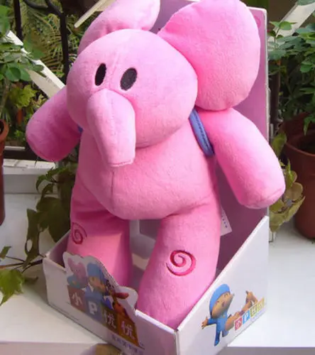 New POCOYO BANDAI PLUSH SOFT FIGURE Toy Lovely Gift For Kids ELLY with box