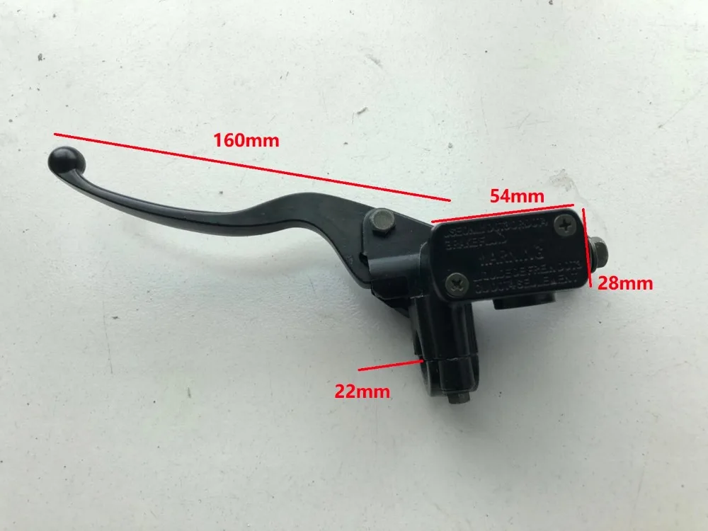 CF150 черная ручка гидравлического тормоза в сборе. Левая и правая сторона для китайских скутеры QJ Keeway Honda Yamaha Мотоцикл ATV часть