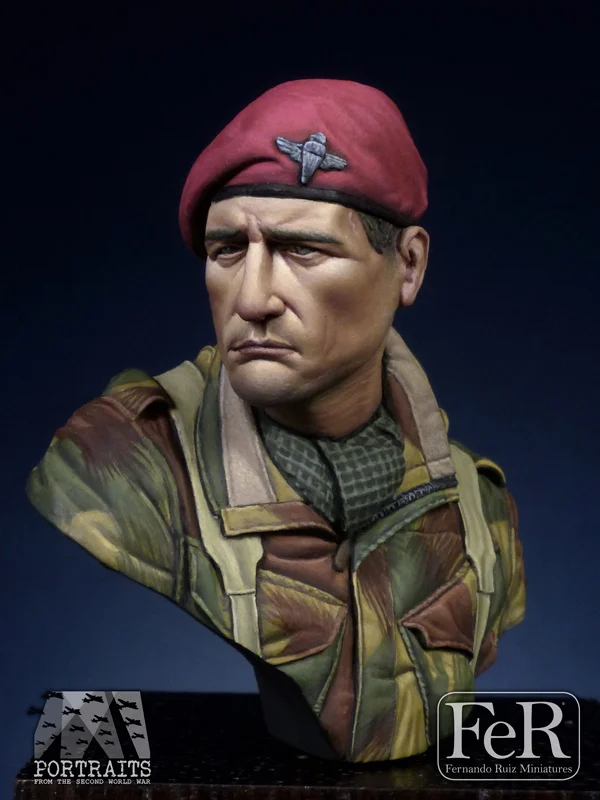 

1/16 resin figure bust British paratrooper Red Devils Arnhem Unpainted and unassembled 85