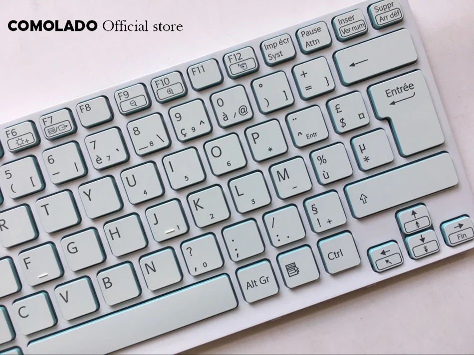 FR French keyboard For Sony VAIO SVE 14 SVE14 SVS14 SVE14A white  with backlit keyboard  FR Layout (2)