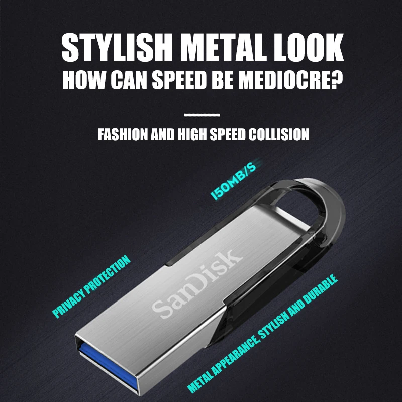 USB флеш накопитель SanDisk 128 ГБ 130 МБ/с./с 64 3 0 32 ГБ|USB флэш-накопители| |