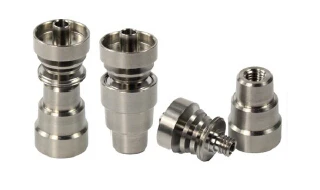 

1pc Adjustable Pure Domeless Titanium Nail Ti Nail 14mm/18mm Male & Female Grade 2 Smoke Smoking pipes