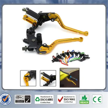 

Universal CNC 22mm Motorcycle Sports Brake Clutch Lever Master Cylinder Reservoir Set For KTM RC8R 1190 RC8 RC390 Duke 390 690