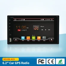 Quad Core 2 Din Pure Android 6.0 Car DVD Player Navigation Stereo Radio GPS WiFi 3G Touch Screen Back Camera Car PC 170*96mm