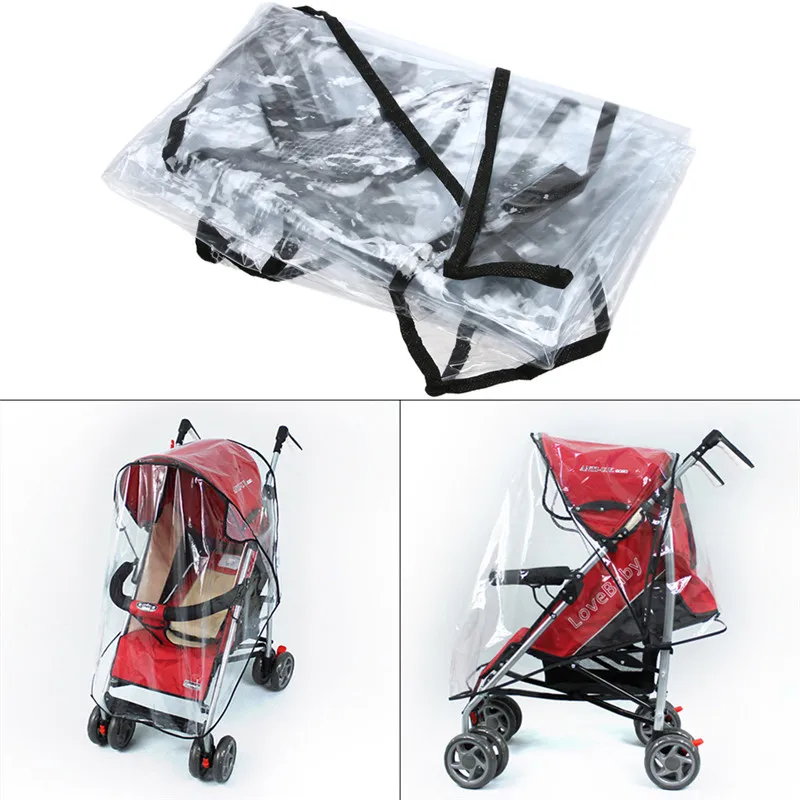 Universal Strollers Pushchairs Baby Carriage Waterproof Dust Rain Cover Windshield