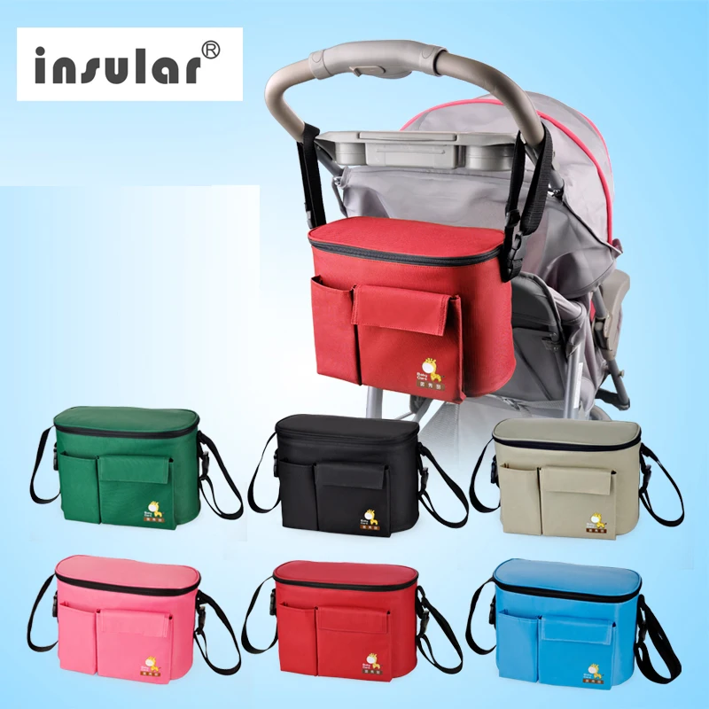 

Pram Baby Mother Nappy Messenger Accessories Stroller Hanging Organizer Bag Baby Children Storage Bottle Diapers Bag for Mom
