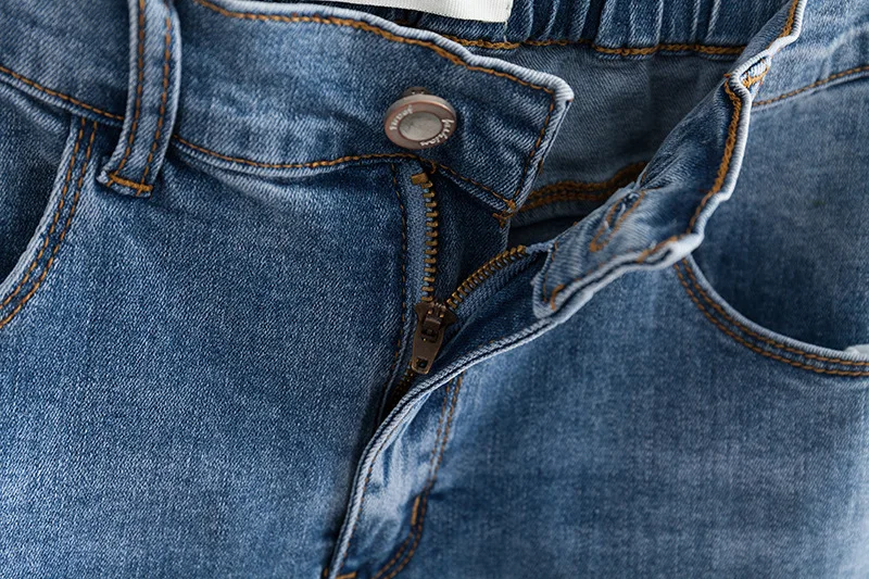 Size Zippers Women Casual Jeans Denim Trousers Blue Skinny Pencil Pants Plus Size Stretched Jeans KKFY3244 Size Zippers Women Casual Jeans Denim Trousers Blue Skinny Pencil Pants Plus Size Stretched Jeans KKFY3244