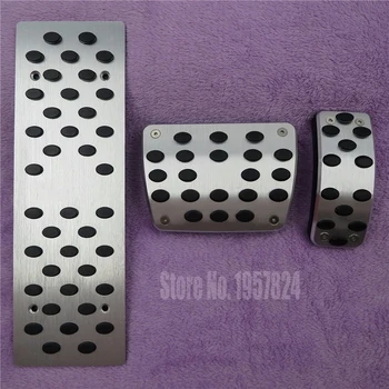 

DEE Car Accessories For Audi Q5 A4 A5 A6 A8 AT Accelerator Fuel Brake Foot Rest AT Pedal Plate,Auto Styling Footrest Pad Sticker