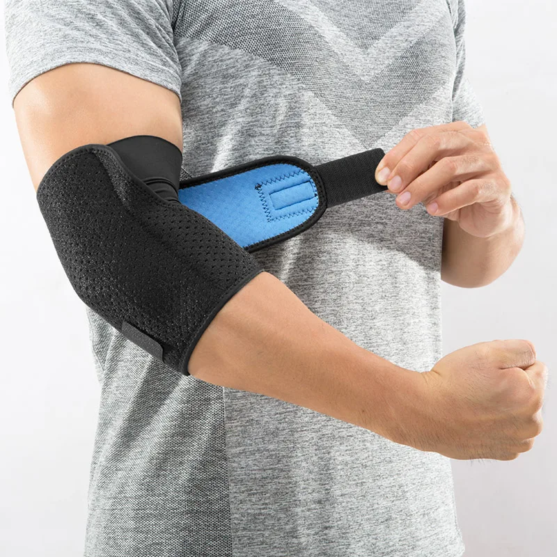 

NO PAIN NO GAIN Breathable Sports Elbow 1 Pc Bandage Basketball Elbow Pads Support Adjustable Pads Arm Sleeve Gym TQHZ