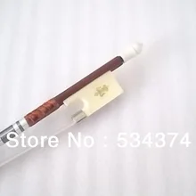 SURVEAL Professional из бразильского дерева смычок для скрипки резные конструкции и имитация слоновой кости лягушка резные с Монголия белый конский хвост, размер 4/4