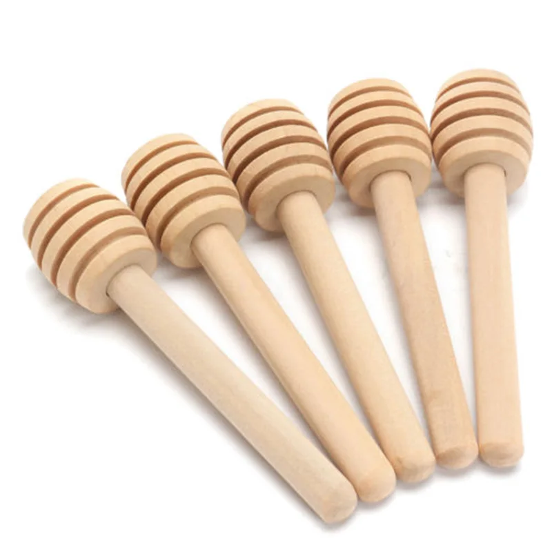 Домашний кухонный инструмент деревянная ложка для меда палочка для перемешивания палочка капельница 50 шт набор
