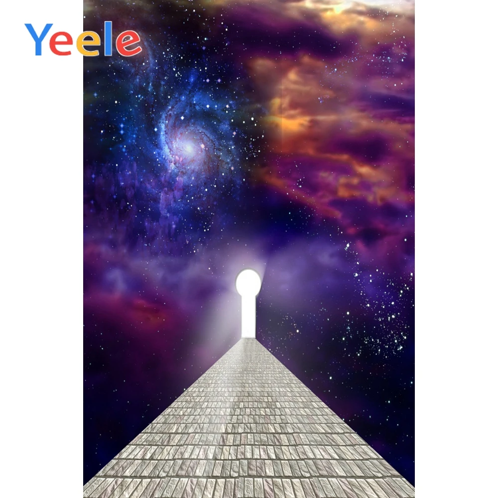 

Yeele Glitter Space Universe Brick Hope Path Baby Scene Photography Background Photographic Backdrop Doll Props For Photo Studio