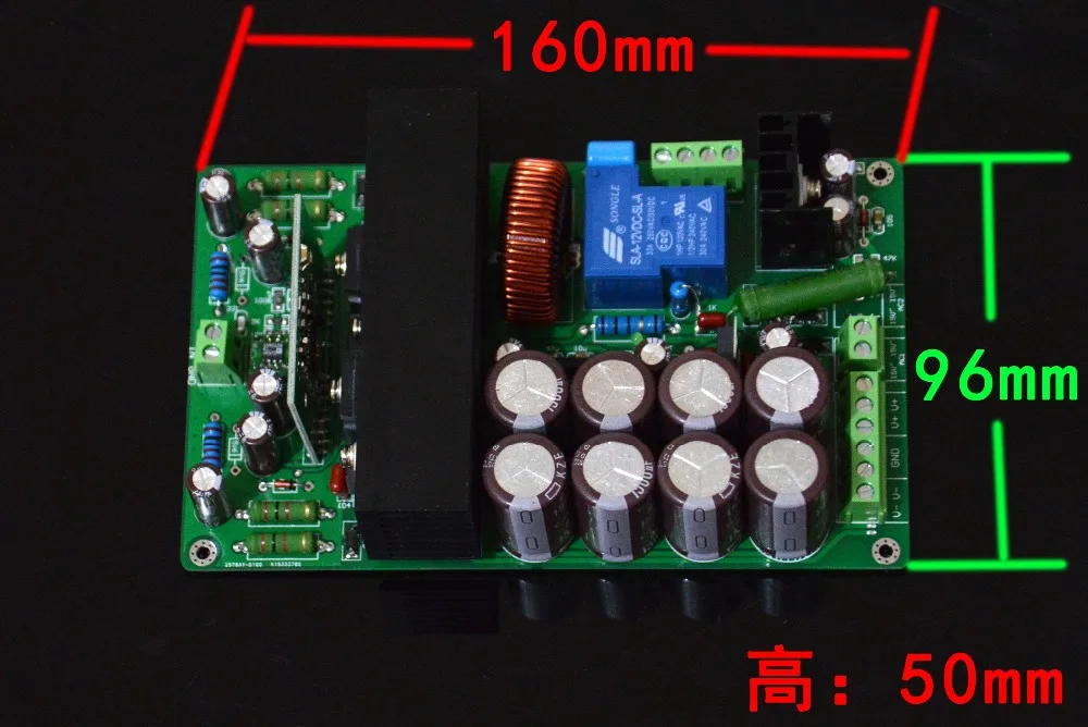 Hi Fi Высокая мощность IRS2092 1000 Вт одноканальный цифровой усилитель плата