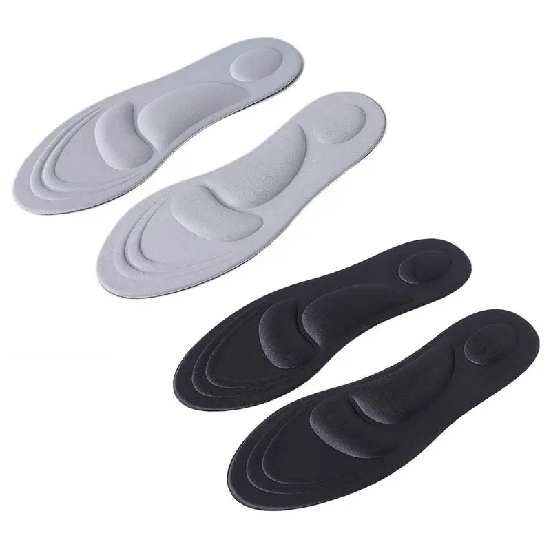 

Unisex 4D Sport Sponge Soft High Heel Shoes Insoles Arch Support Orthotic Massage Pain Relief Insert Cushion Pads Shock Absorber