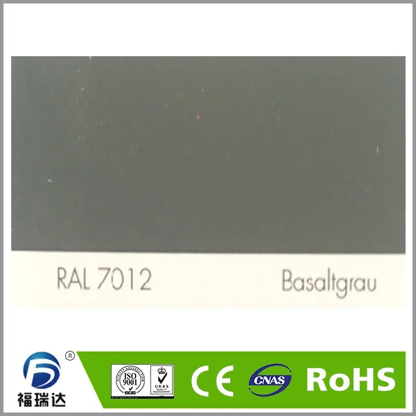 electrostatic powder coating outdoor high glossy RAL7012 Basalt greyin