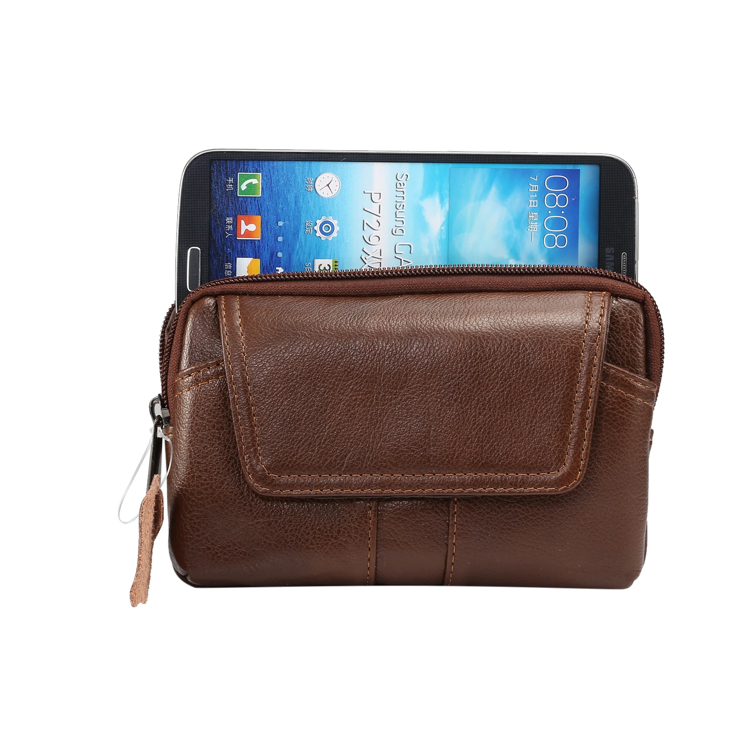 Первый слой натуральной воловьей кожи, чехол на пояс, сумка-кошелек для Iphone X XS MAX XR 6 7 8 Plus для samsung S8 S9