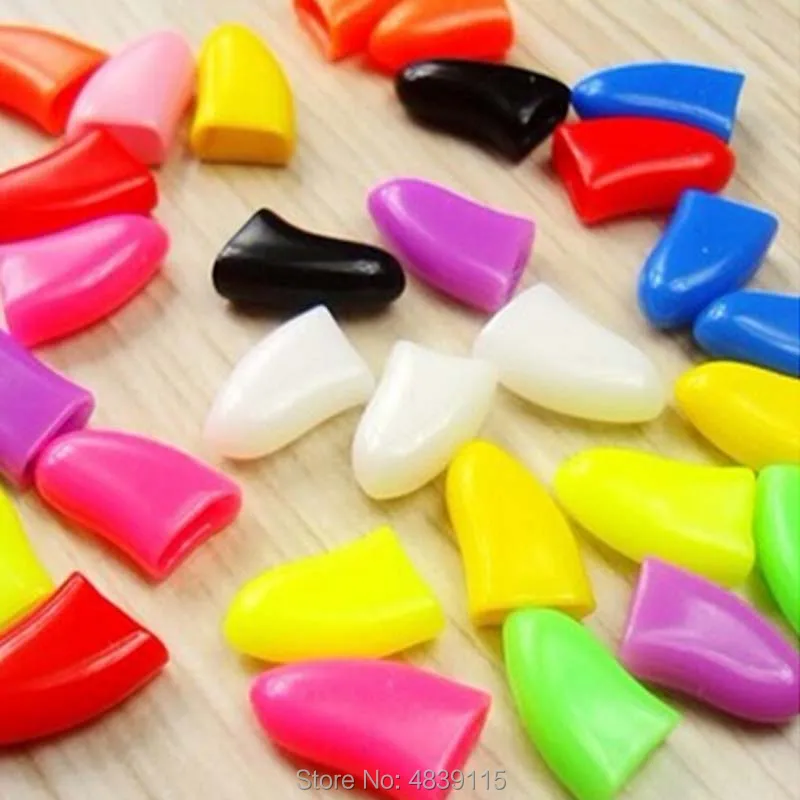 

10sets/lot Soft Dog Grooming Nail Caps Pet Dog Cat Nail Caps with Glue Together
