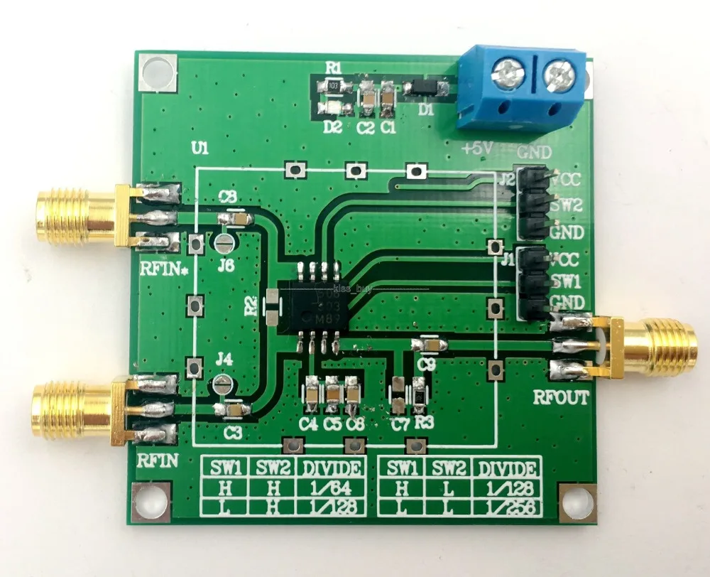 MB506 2 4 ГГц высокой частоты prescaler 64 128 256 делитель для UHF трансивер tv модуль|Запасные