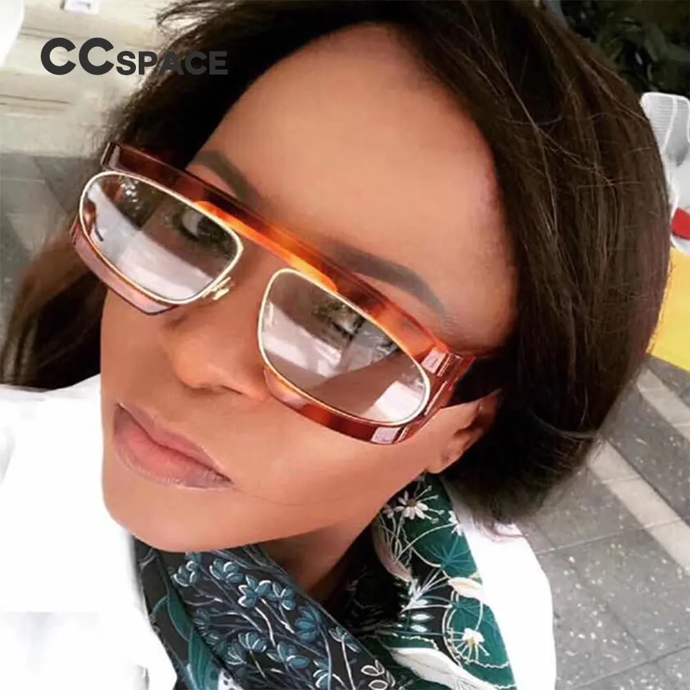 

CCSPACE 45500 Goggle Sunglasses Men Women Oval Lenses Brand Glasses Designer Fashion Male Female Shades