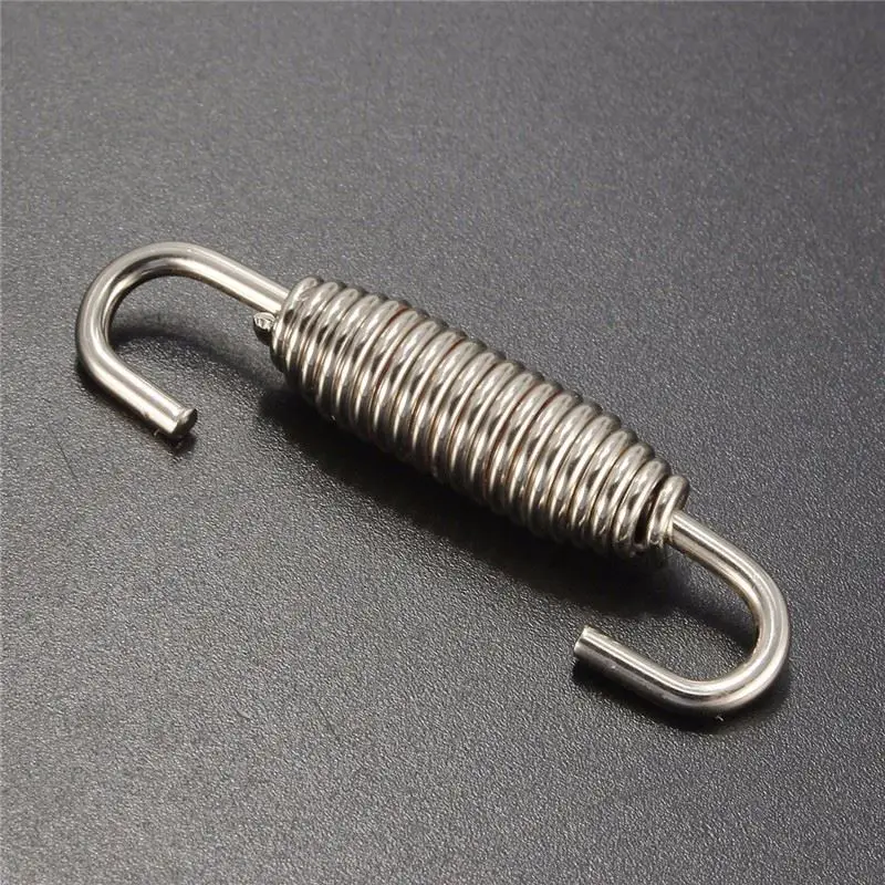

4 PCS 60mm Stainless Steel Exhaust Springs Expansion Chambers Manifold Link Pipe 4x1cm New Exhaust Pipe Extension Spring