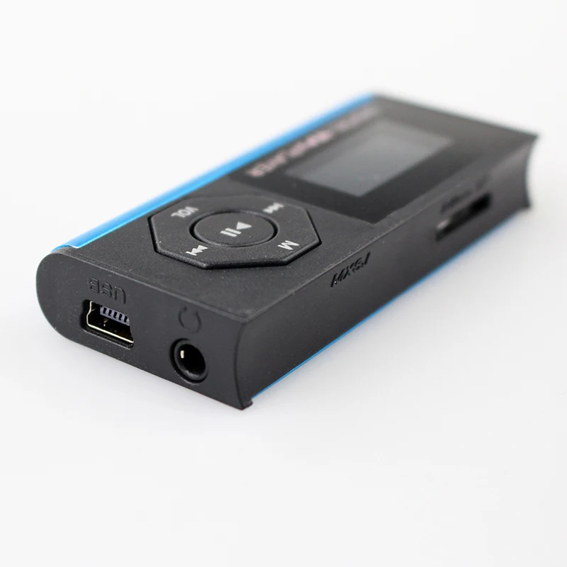 Абсолютно мини USB lcd экран MP3 музыкальный плеер с наушником кабель питания Поддержка 16 Гб Micro SD карта
