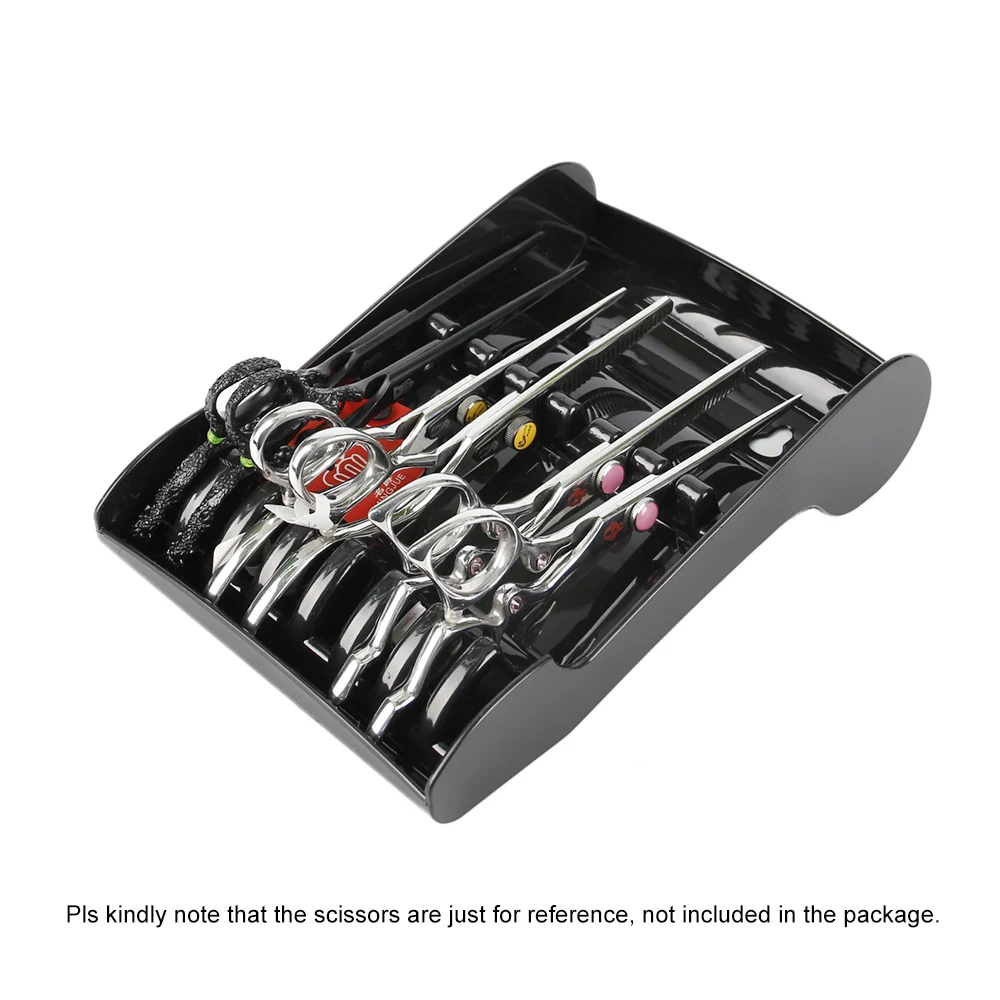 Professional Barber Hair Scissor Stand Holder Rack Salon Shears Hairdressing Scissor Organizer